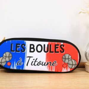 Sacoche pétanque personnalisée pour papa ou papi, cadeau original fête des pères