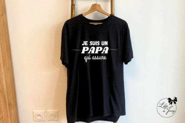 T-shirt personnalisé pour papa