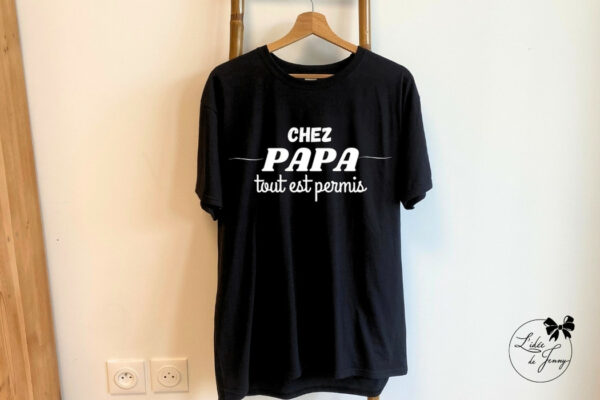 T-shirt personnalisé pour papa