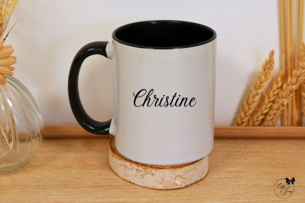 Mug personnalisé directrice, cadeau de fin d’année scolaire – maître, nounou, ATSEM