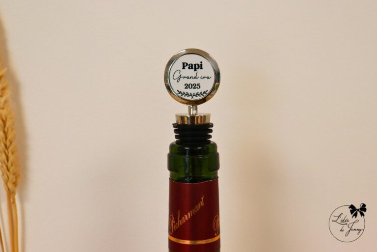 bouchons de bouteilles personnalisés pour Papi