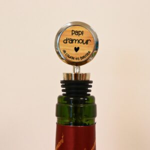 bouchons de bouteilles personnalisés pour Papi