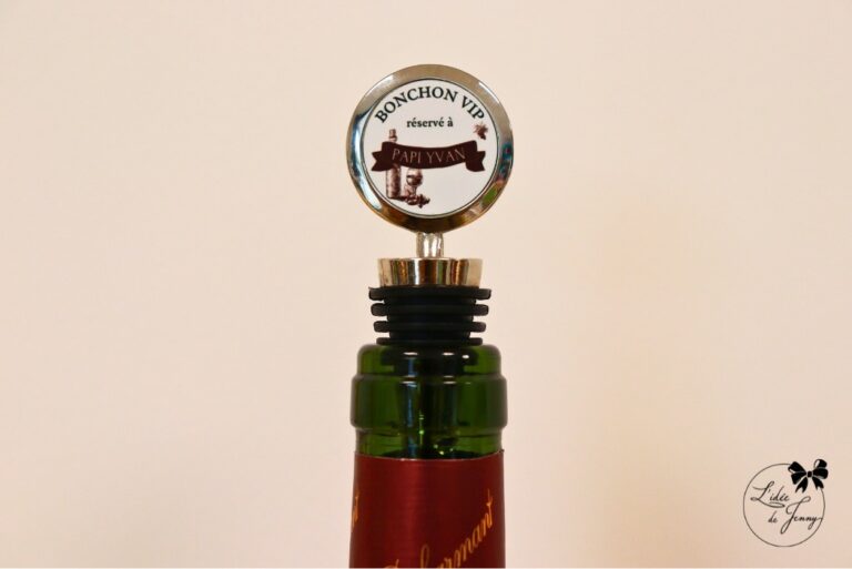 bouchons de bouteilles personnalisés pour Papi
