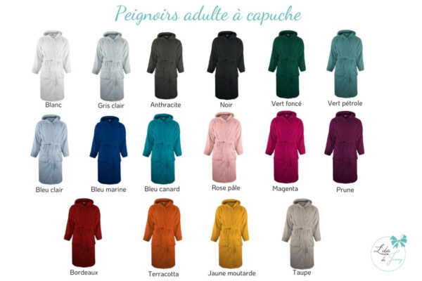 couleur peignoir