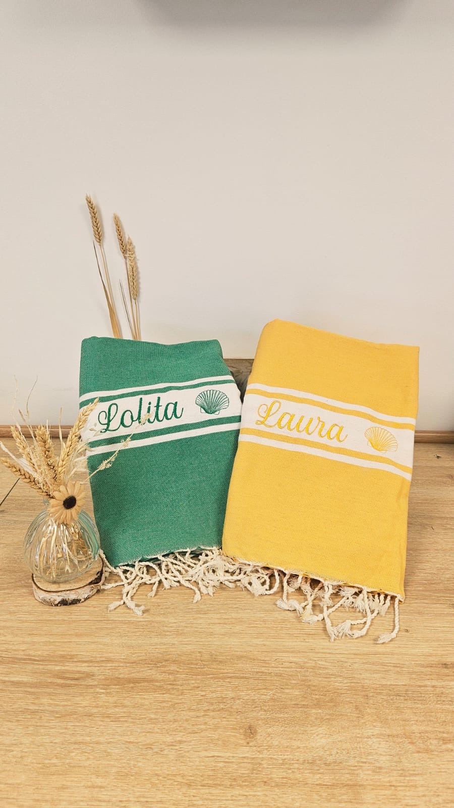 fouta brodé pour les vacances