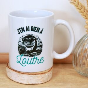 Mug humour en céramique sublimé artisanalement dans un atelier à Toulouse