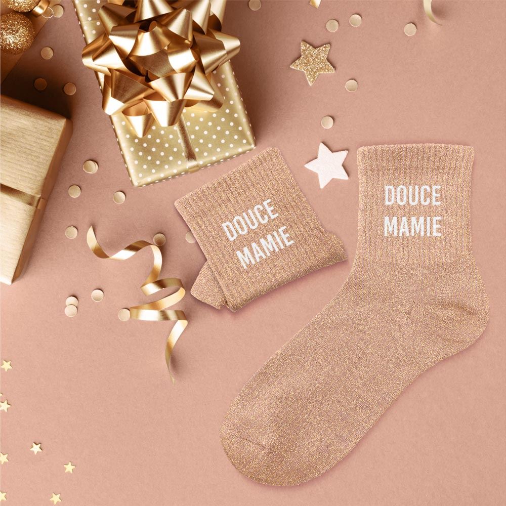 chaussettes à paillettes douce mamie1