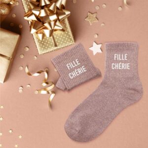 chaussettes à paillettes fille chérie1