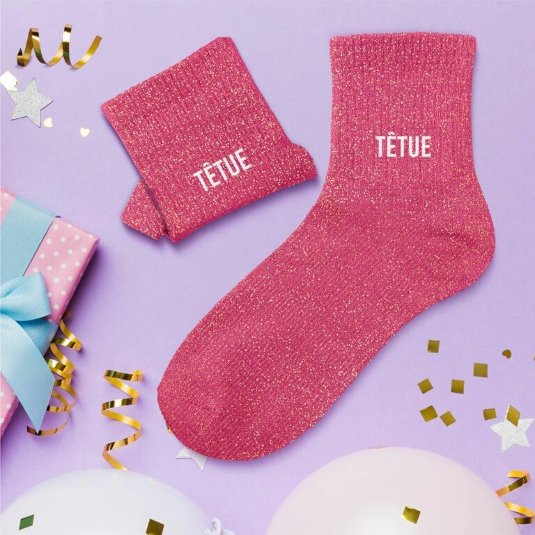 chaussettes à paillettes fille tetue1