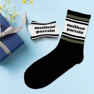 chaussettes à paillettes meilleur parrain1