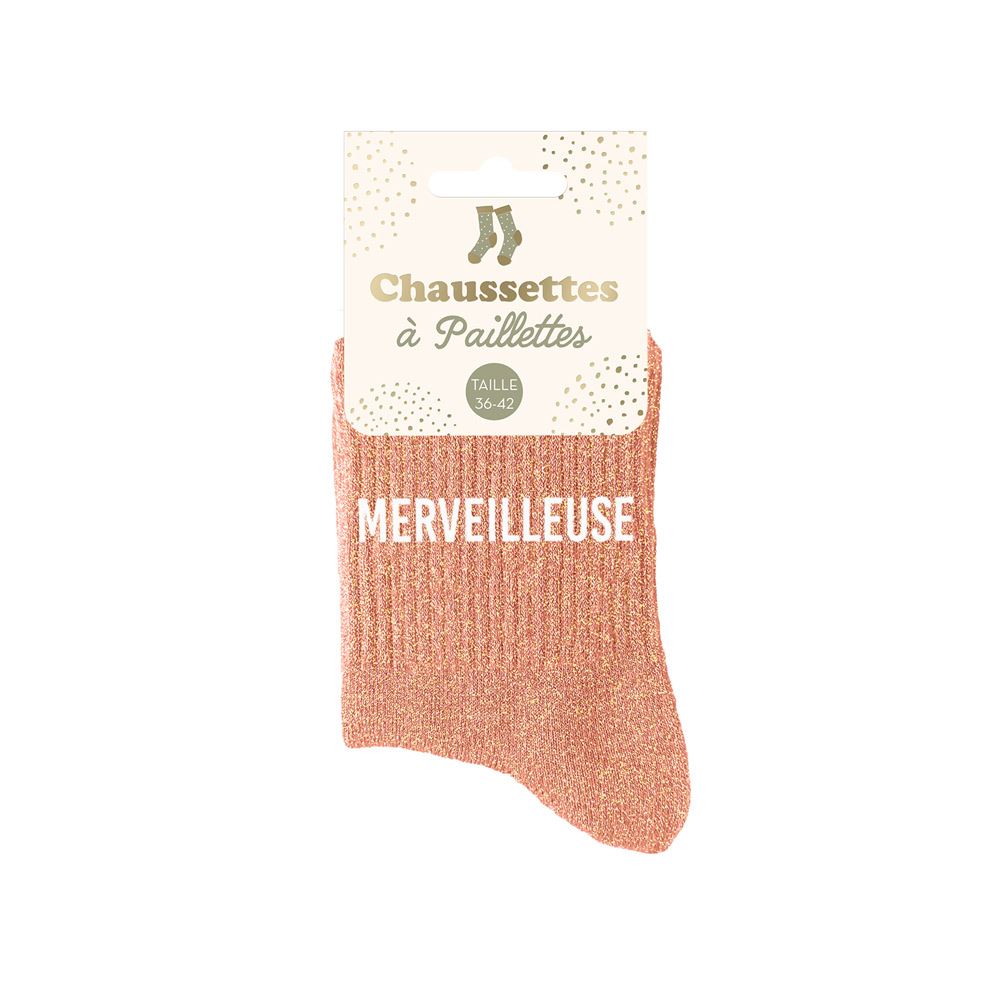 chaussettes à paillettes merveilleuse1