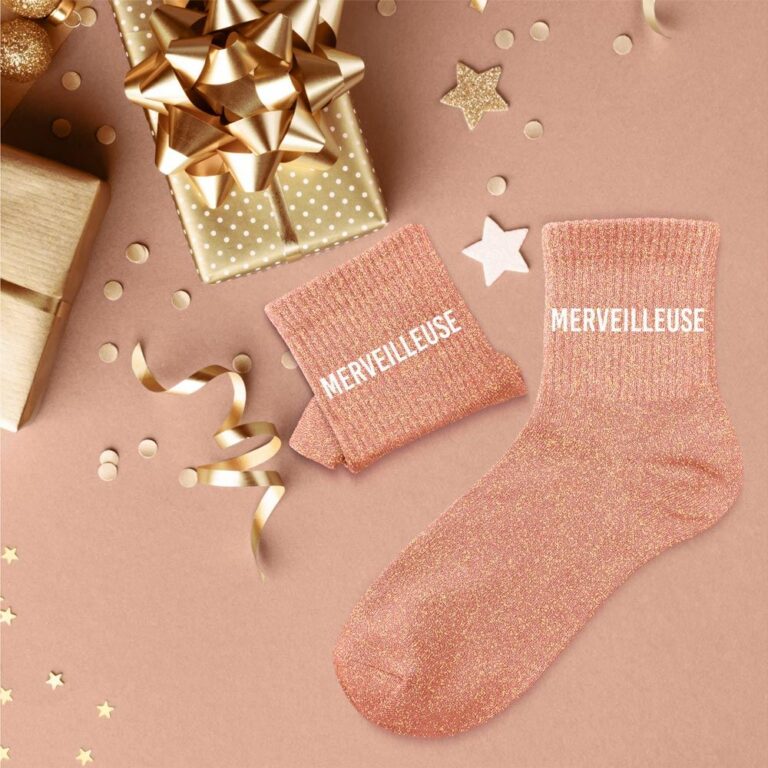 chaussettes à paillettes merveilleuse1