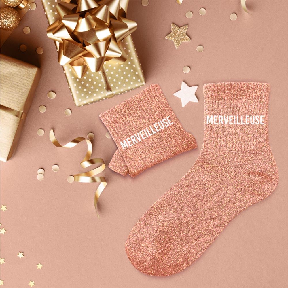 chaussettes à paillettes merveilleuse1