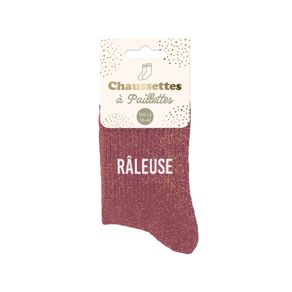 chaussettes à paillettes raleuse1