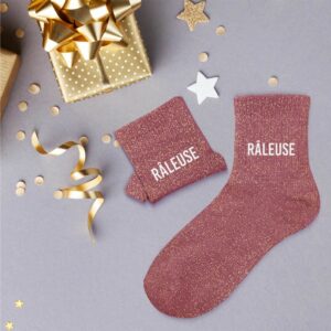 chaussettes à paillettes raleuse1
