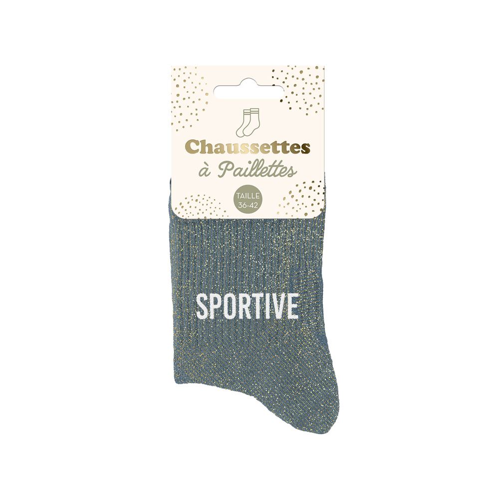 chaussettes à paillettes sportive2