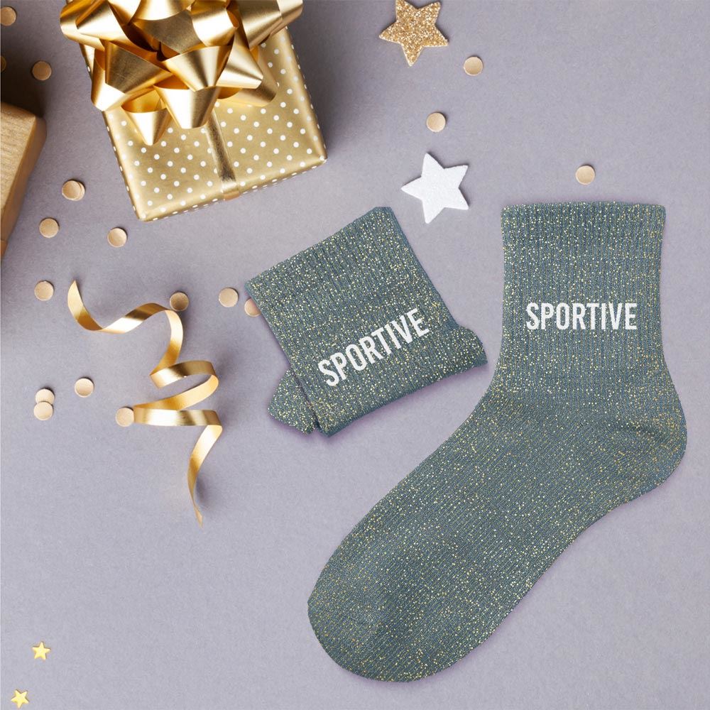 chaussettes à paillettes sportive2