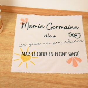 Lingette microfibre personnalisée Mamie avec prénom