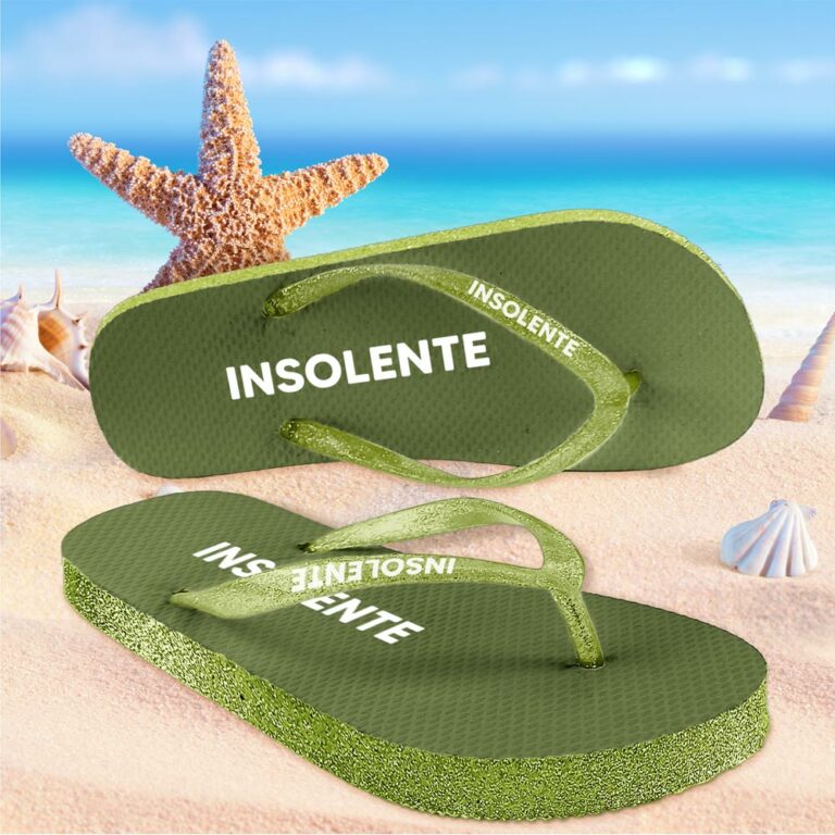 tongs à paillettes insolente2