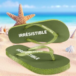 Tongs à paillettes "Irrésistible"