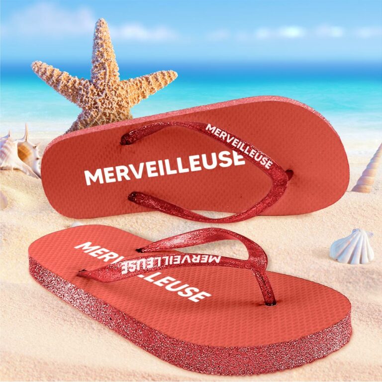 tongs à paillettes merveilleuse2