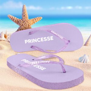 Tongs à paillettes "Princesse"