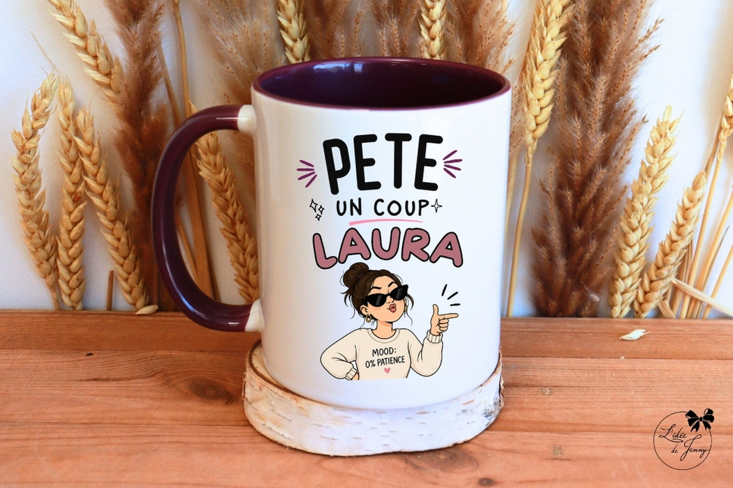 Mug drôle Pète un coup