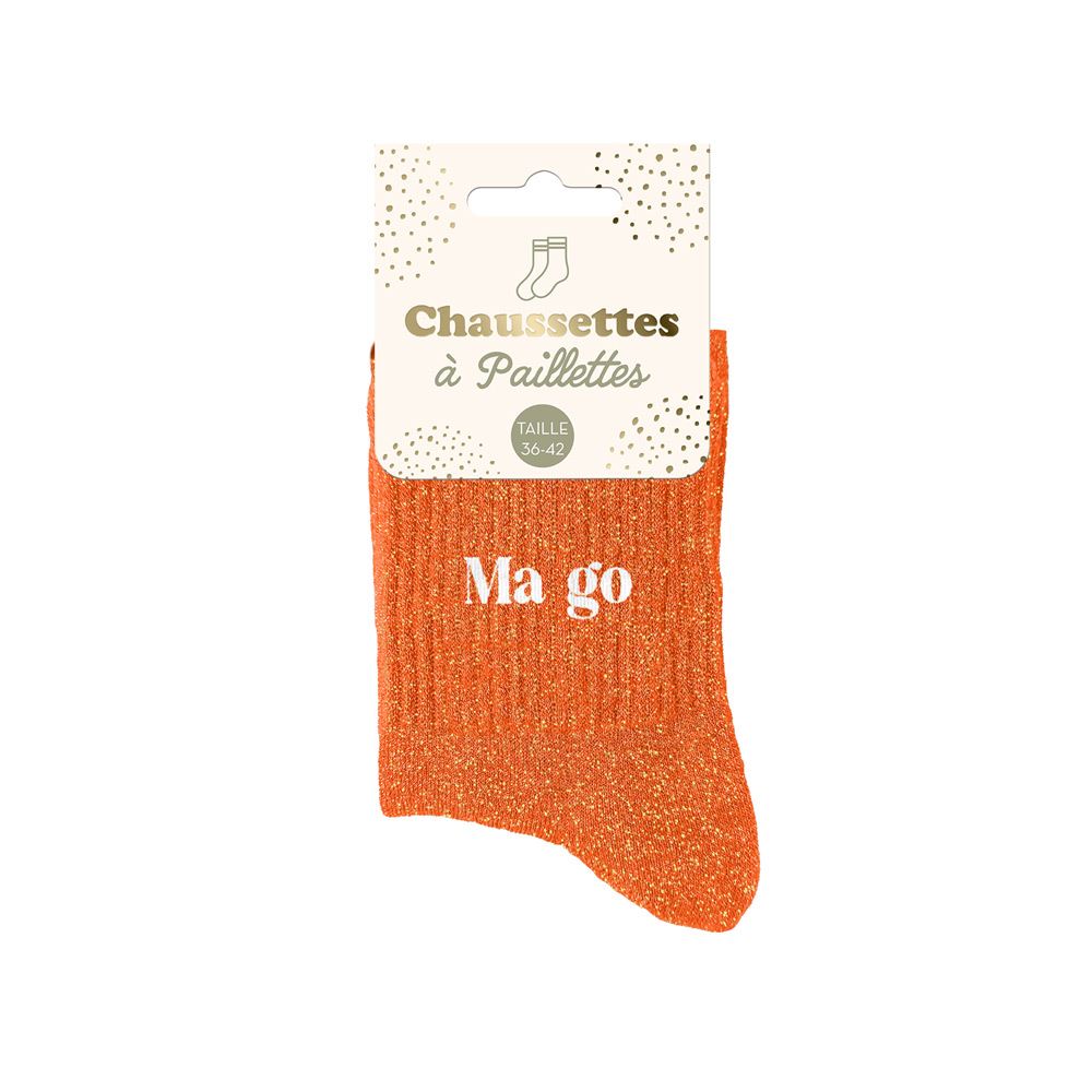 Chaussettes à paillettes femme ma go