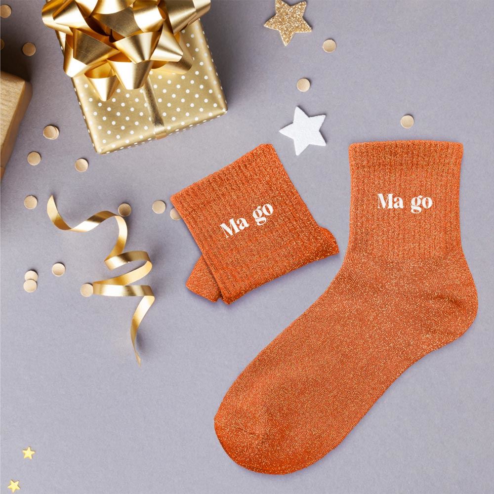 Chaussettes à paillettes femme ma go