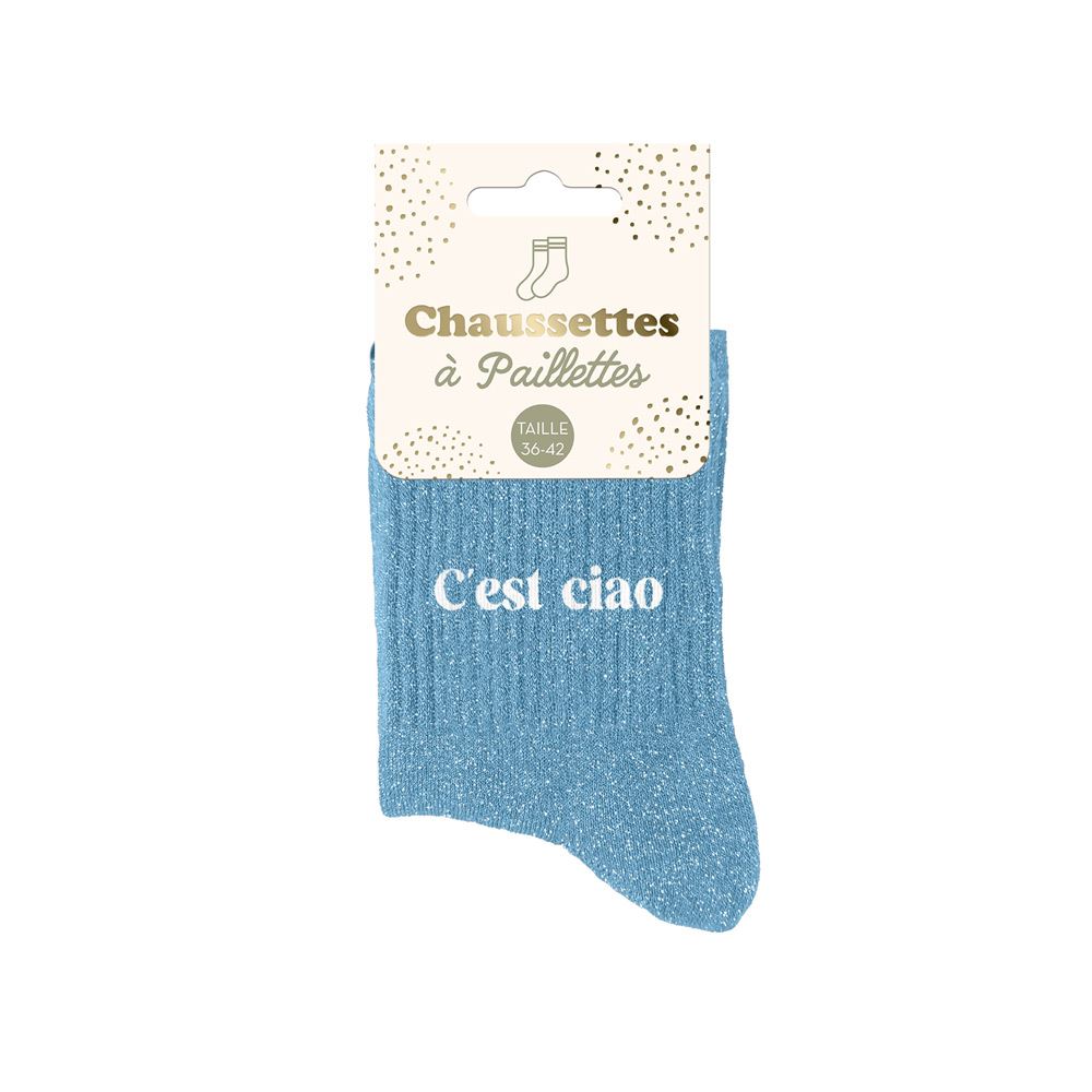 Chaussettes à paillettes femme c'est ciao