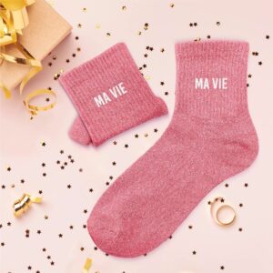 Chaussettes à paillettes femme ma vie