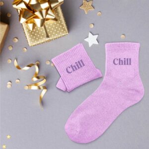 Chaussettes à paillettes femme chill