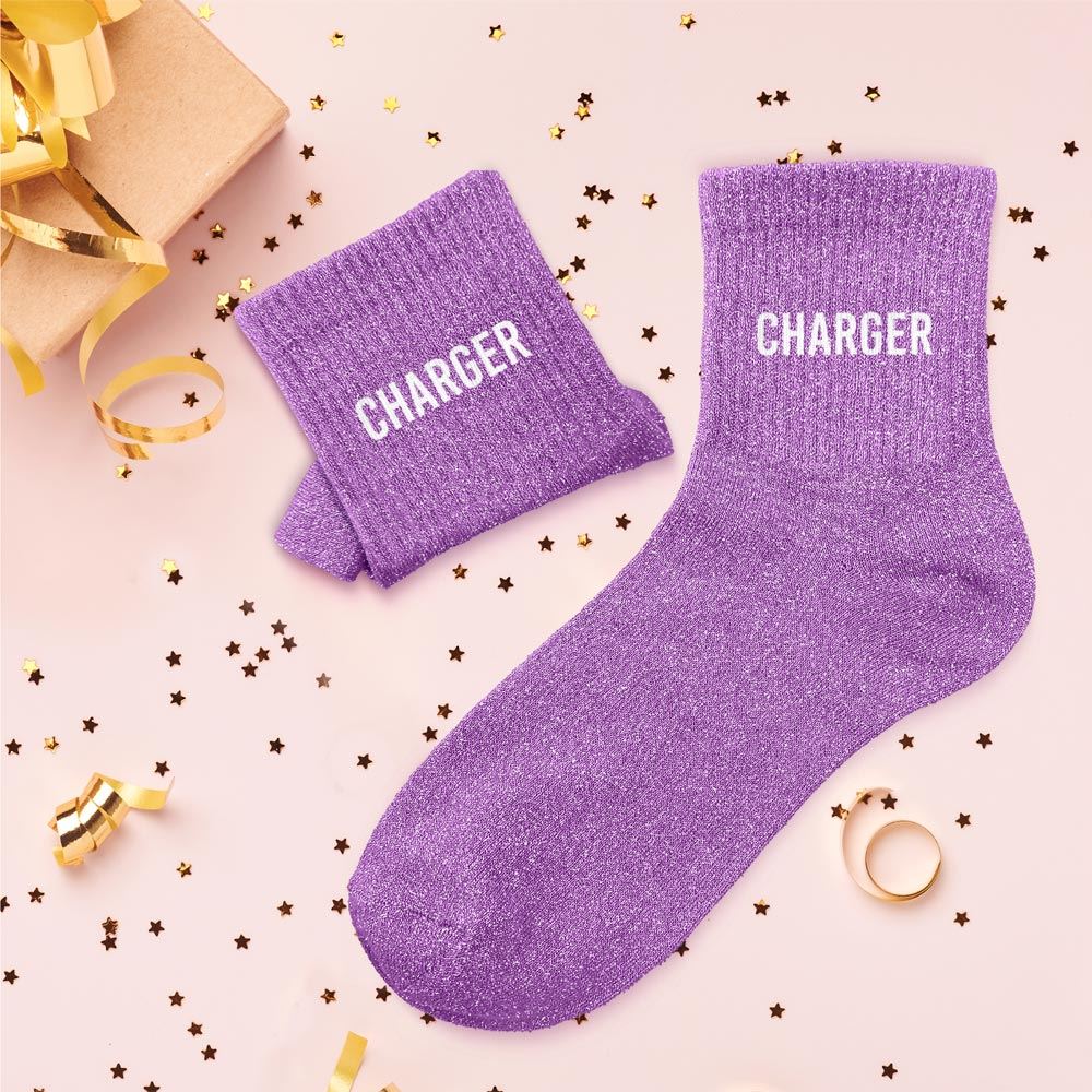 Chaussettes à paillettes femme charger