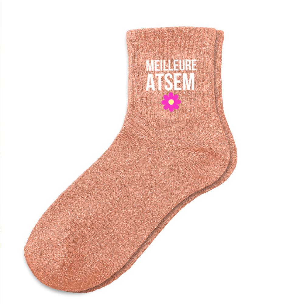 Chaussettes à paillettes femme meilleure ATSEM