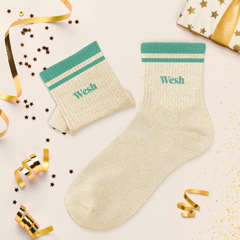 Chaussettes à paillettes femme Wesh