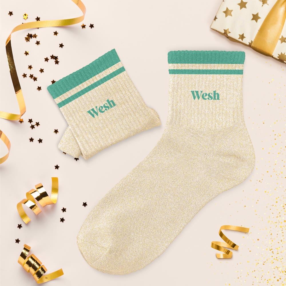 Chaussettes à paillettes femme Wesh